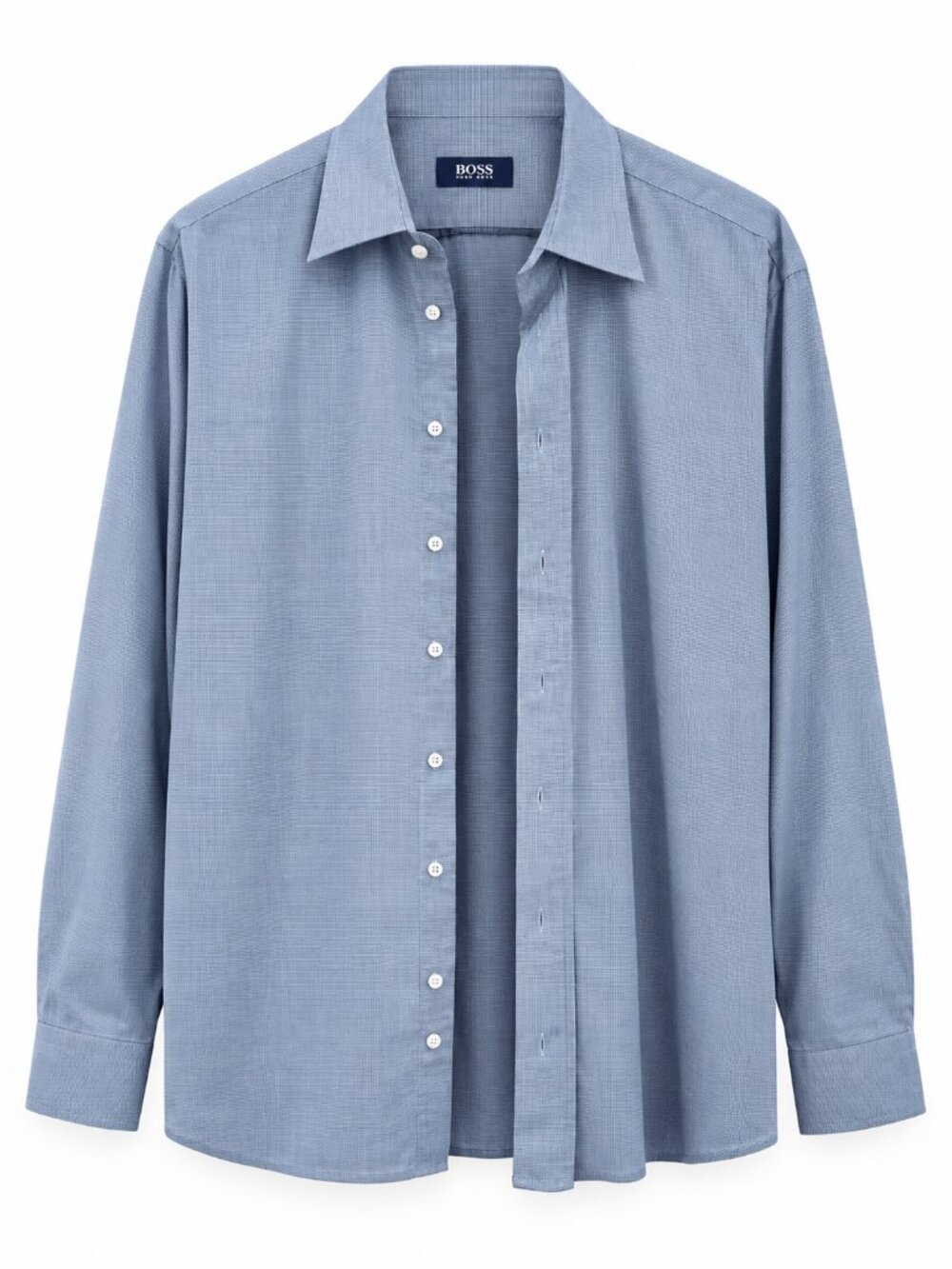 Hugo Boss Mens Gray Long Sleeve Large | Open To Offer